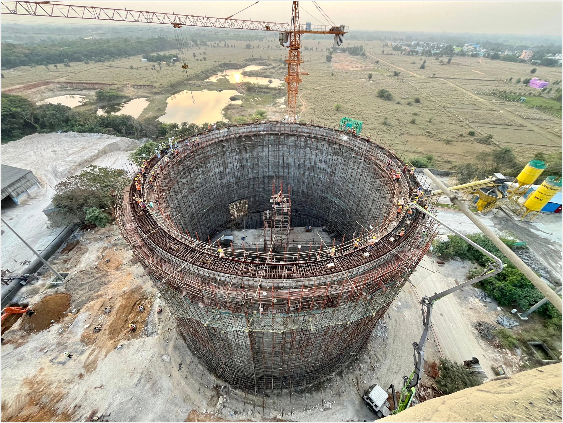 Construction of Clinker Silo 35 Mtr Dia. And 27 Mtr Height