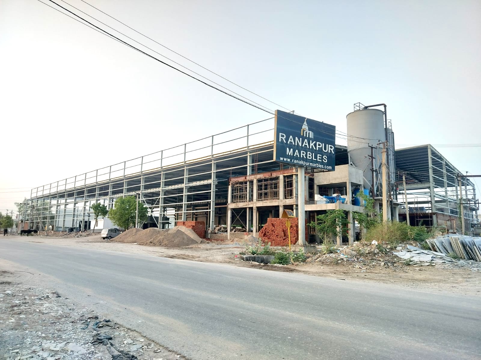 Construction of Marble Processing Unit