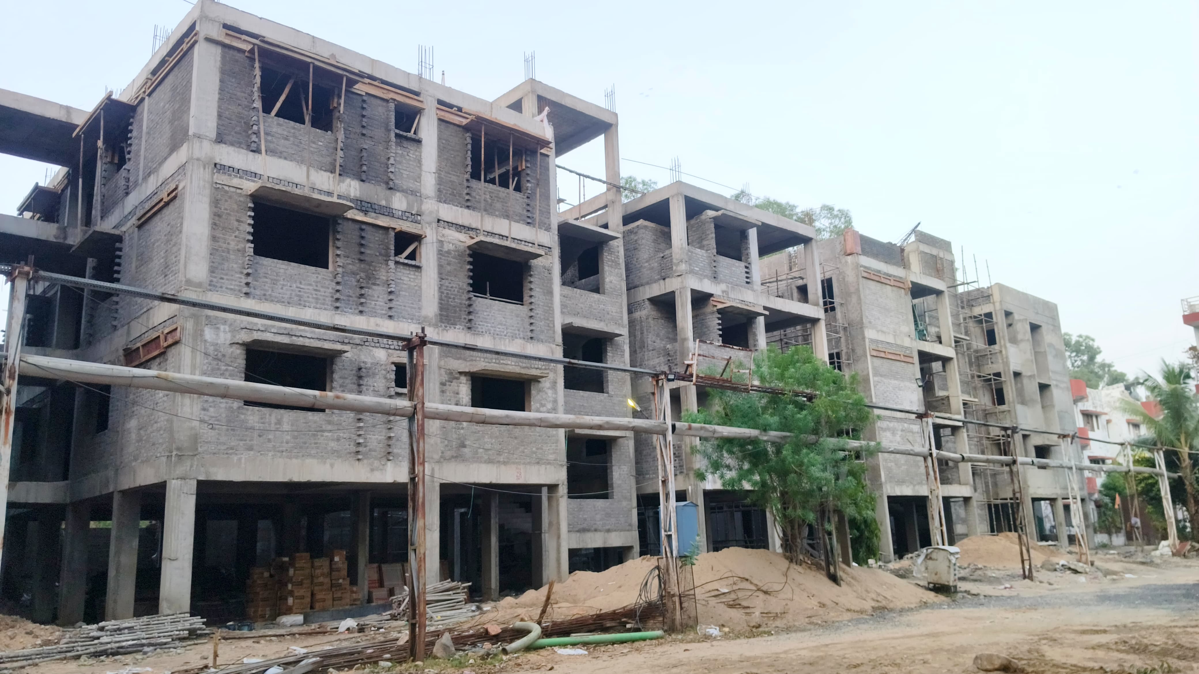 Construction of Housing G+3 – 4 blocks, G+1 – 6 Block, ETP, MEE, RO Building
